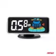 Système d'aide au stationnement LED-GRAF 3D 4 capteurs argent AMIO 03187 - Visuel 2