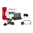 Système d'aide au stationnement TFT02 4,3" avec HD-310 LED 4 capteurs blanc AMIO 02682 - Visuel 1