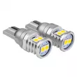 Ampoules LED CANBUS 3030 6SMD T10 W5W W10W Blanc 12V/24V AMIO 02801 - Visuel 2