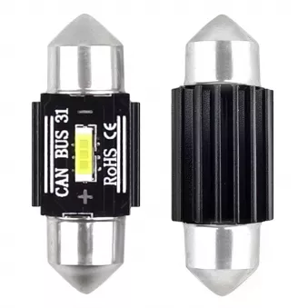 LED CANBUS 1860 1SMD UltraBright Feston C5W C10W C3W 31mm Blanc 12V/24V AMIO 02441