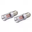 LED CANBUS 3030 24SMD 1157 BAY15D PR21/5W Rouge 12V/24V AMIO 02579 - Visuel 2