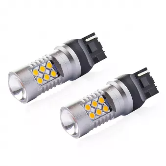 LED CANBUS 3030 24SMD T20 7440 WY21W Ambre 12V/24V AMIO 02393