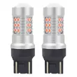 LED CANBUS 3030 24SMD T20 7443 WR21/5W Rouge 12V/24V AMIO 02581 - Visuel 1