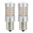 LED CANBUS 3030 24SMD 1156 BAU15S PY21W Ambre 12V/24V AMIO 02580 - Visuel 1