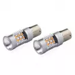 LED CANBUS 3030 24SMD 1156 BAU15S PY21W Ambre 12V/24V AMIO 02580 - Visuel 2