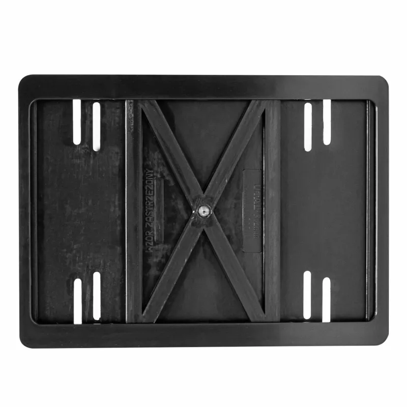 Cadre de plaque d'immatriculation - NOIR AMIO 02994