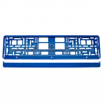 Cadre de plaque d'immatriculation - Bleu métalisé AMIO