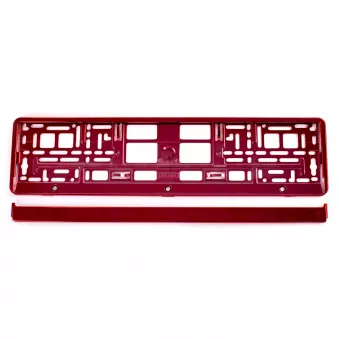 Cadre de plaque d'immatriculation - Rouge métallique AMIO 71457/01170C