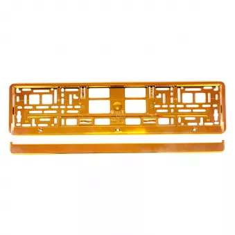Cadre de plaque d'immatriculation orange métallisé AMIO 71457/01170P