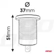 Chargeur de téléphone étanche 2xUSB 12/24V MOD-04 AMIO 02854 - Visuel 2