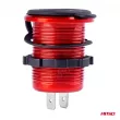 Chargeur étanche avec voltmètre numérique 2xUSB 12/24V MOD-11 AMIO 02861 - Visuel 2