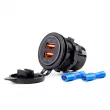 Prise sur allume cigare 2xUSB 12/24V AMIO 02855 - Visuel 1