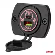 Prise sur allume cigare 2xUSB 12/24V AMIO 02855 - Visuel 2