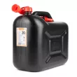 Jerrican carburant plastique 20L, noir AMIO J0614B - Visuel 1
