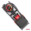 Pompe à pied HQ monopiston O55mm avec manomètre et adaptateurs PU06 AMIO 02893 - Visuel 3