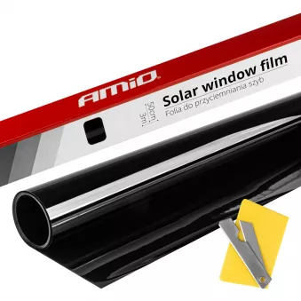 Film pour vitrage solaire Ultra Dark Black 0,5x3m (1%) AMIO