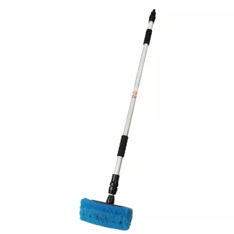 Brosse de voiture avec connecteur d'eau, main télescopique max 300 cm AMIO 02661