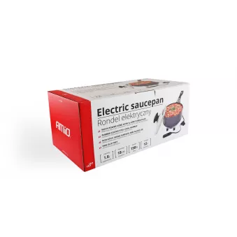 Casserole électrique pour voiture 18cm x 8cm 150W 12V AMIO 02534