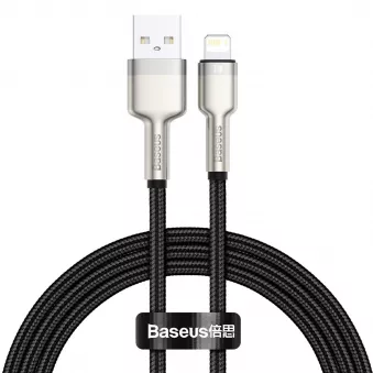 USB vers Lightning Baseus Cafule noir 2.4A 1m AMIO BAS20224