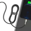 USB vers Lightning Baseus Cafule noir 2.4A 1m AMIO BAS20224 - Visuel 3