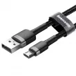 Câble USB vers micro USB Baseus Cafule 1.5A 2m noir&gris AMIO BAS28036 - Visuel 2