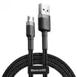 Câble USB vers micro USB Cafule 2.0A 3m noir&gris Baseus AMIO BAS29637 - Visuel 1