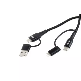 USB, USB-C vers Lightning, câble USB-C 1m Alimentation AMiO UC-15 AMIO 02547