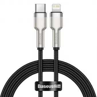 Câble USB-C vers Lightning Baseus Cafule, PD, 20W, 1m noir AMIO BAS20206