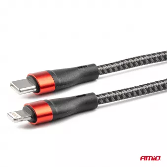 Câble USB-C+Lightning 100 cm FullLINK UC-17 AMIO 02929