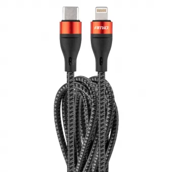 Câble USB-C+Lightning200cm FullLINK UC-19 AMIO 02931
