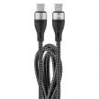 Câble USB-C+USB-C 100 cm FullLINK UC-16 AMIO 02928 - Visuel 1