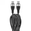 Câble USB-C+USB-C 200 cm FullLINK UC-18 AMIO 02930 - Visuel 1