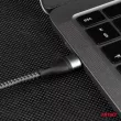 Câble USB-C+USB-C 200 cm FullLINK UC-18 AMIO 02930 - Visuel 3
