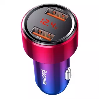 Chargeur de voiture BASEUS Magic 2x USB QC 3.0 45W AMIO BAS29323
