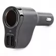 Adaptateur de prise de voiture avec chargeur rapide 2xUSB 2,4A PCH PRO-04 AMIO 02357 - Visuel 2