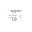 Gyrophare HOR 84 sur vis, LED 12/24 V (en commutant il est possible de changer plusieurs modes) AMIO LDO 2274 - Visuel 2