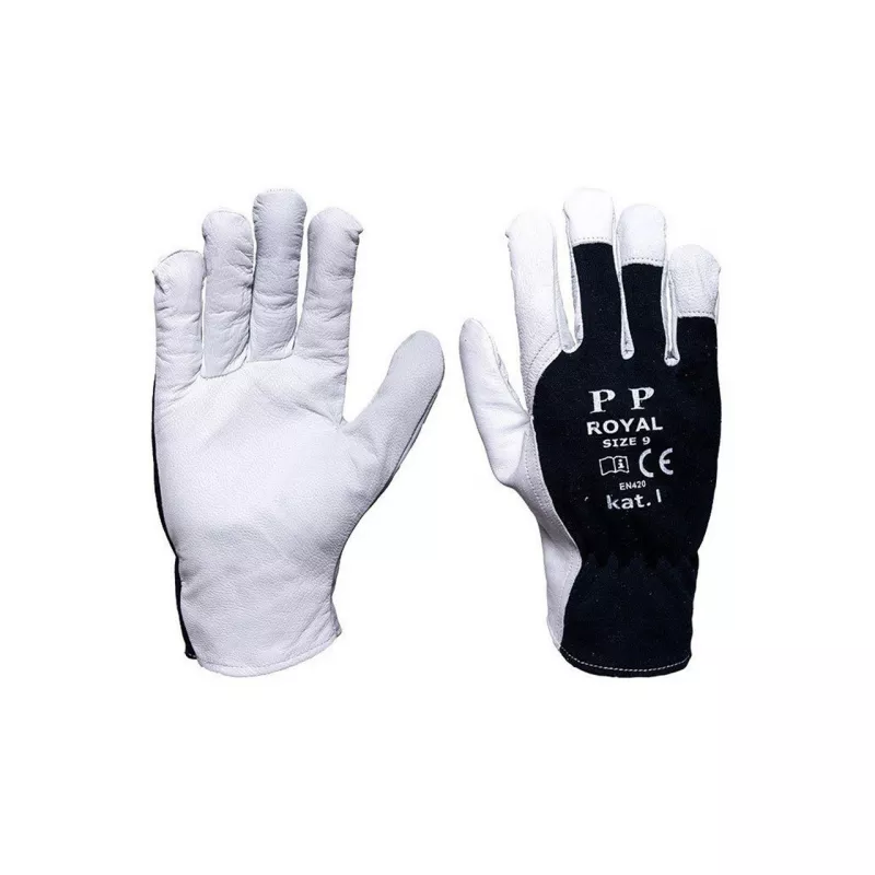 Gants de travail en cuir de chèvre ROYAL - taille 10 AMIO REK10_S10