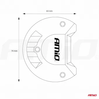 Lampe de travail AWL19 40LED COMBO 9-36V AMIO 02433