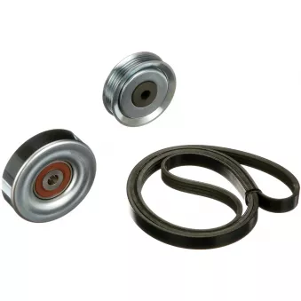 Jeu de courroies trapézoïdales à nervures GATES K014PK1590