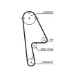 Pompe à eau + kit de courroie de distribution GATES KP15529XS - Visuel 2