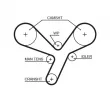 Pompe à eau + kit de courroie de distribution GATES KP15643XS - Visuel 2