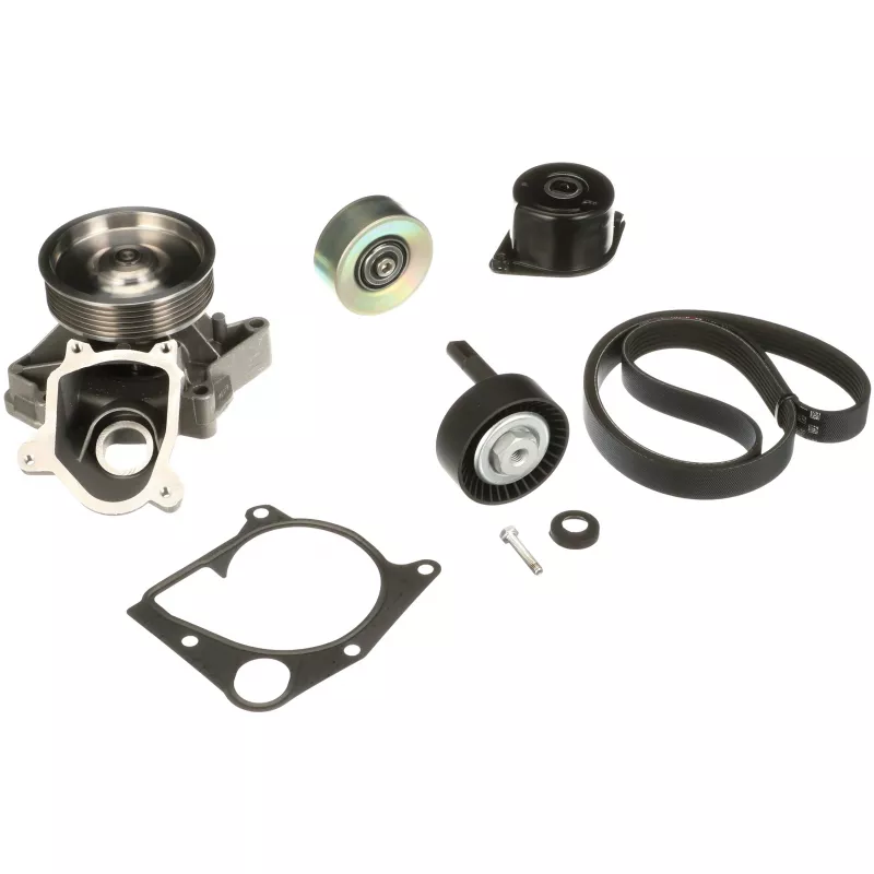 Pompe à eau+Jeu de courroie trapézoïdale à nervures GATES KP16PK2160