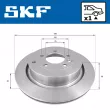 Jeu de 2 disques de frein arrière SKF VKBD 90233 V1 - Visuel 2