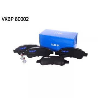 Jeu de 4 plaquettes de frein avant SKF VKBP 80002