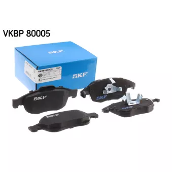Jeu de 4 plaquettes de frein avant SKF VKBP 80005