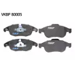 Jeu de 4 plaquettes de frein avant SKF VKBP 80005 - Visuel 2