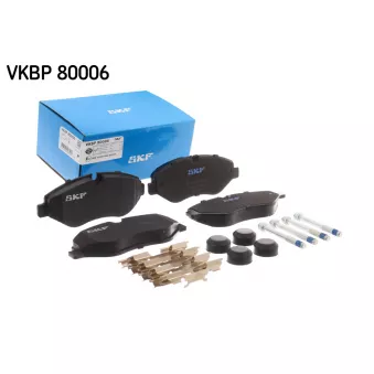 Jeu de 4 plaquettes de frein avant SKF VKBP 80006