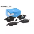 Jeu de 4 plaquettes de frein avant SKF VKBP 80007 E - Visuel 1