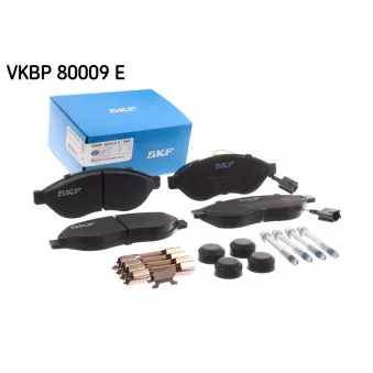 Jeu de 4 plaquettes de frein avant SKF VKBP 80009 E