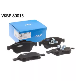 Jeu de 4 plaquettes de frein avant SKF VKBP 80015